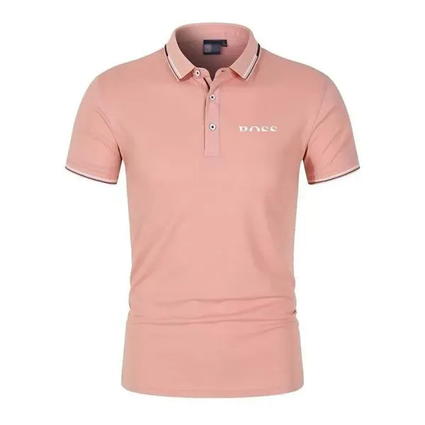 Designer Mens Polo Shirt Luxury Boss Letters Casual Short Sleeve Mens Fashion Loose Lapel Half Sleeve Boss Mens T Shirt M-3XL