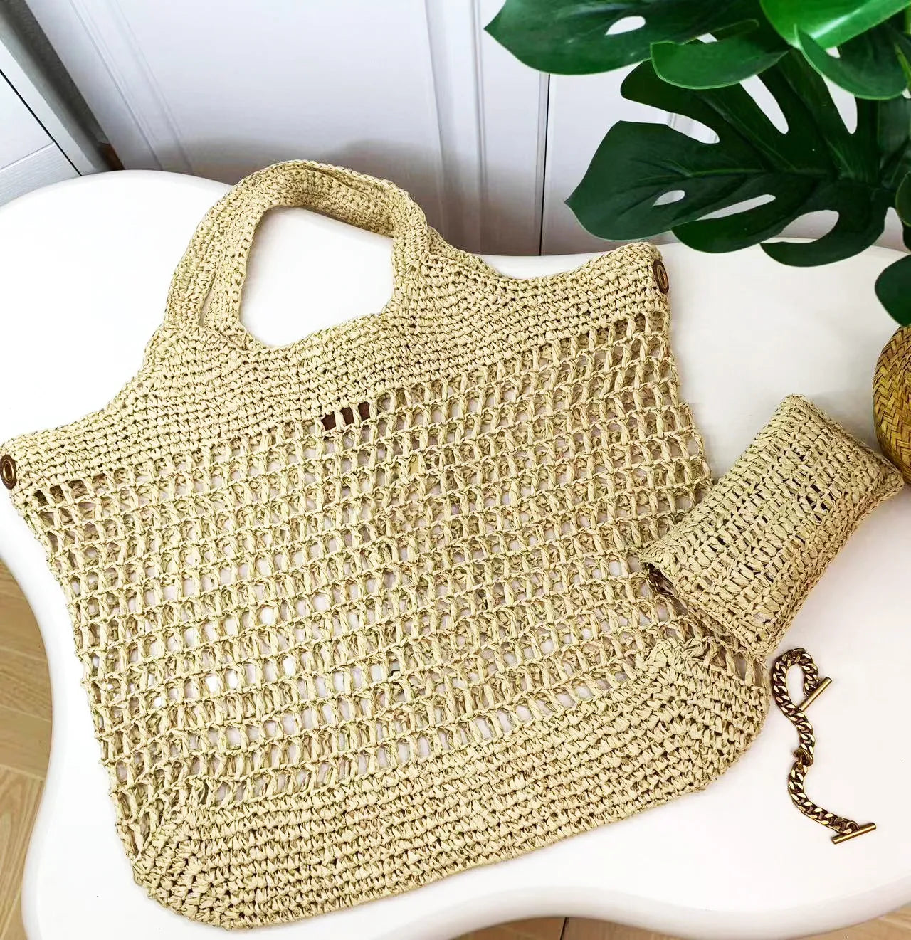 Beach Bag Designer Woven Bag Lafiteegrasss Womens Handbags Luxury Purses Designer Woman Handbag Bags Designer Large Capacity Seaside Vacation Bag