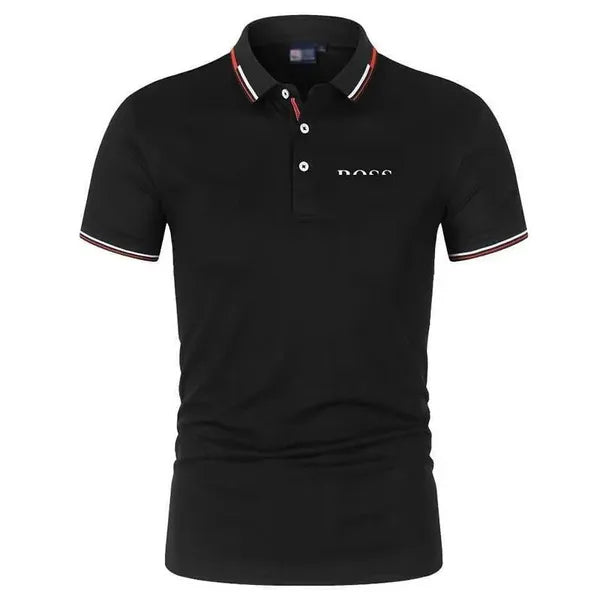 Designer Mens Polo Shirt Luxury Boss Letters Casual Short Sleeve Mens Fashion Loose Lapel Half Sleeve Boss Mens T Shirt M-3XL