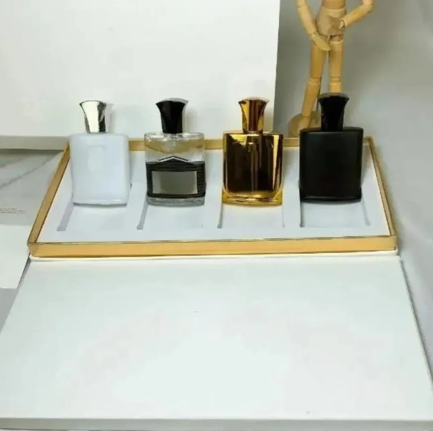 2024 High quality 4-piece perfume New Aroma Cologne Men and Women Women Fragrance 100ml Perfume 30Ml EDP Designer Quick Delivery