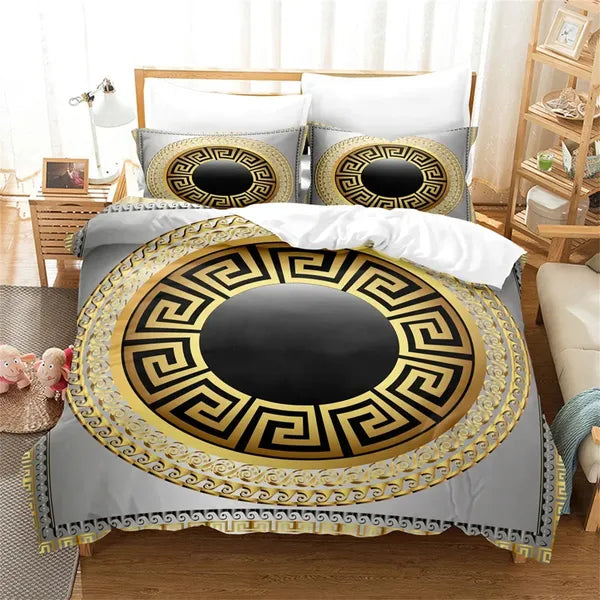 Bedding sets Luxury brand designer modern Baroque King double bed full set single bed down duvet cover and 2 pillowcases 231130