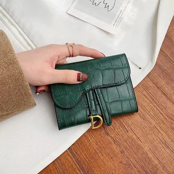 Wallets Women Purses Luxury Designer Handbags Crocodile PU Leather Female Clutch Bag Holder Money Clip Ladies Trifold Wallet