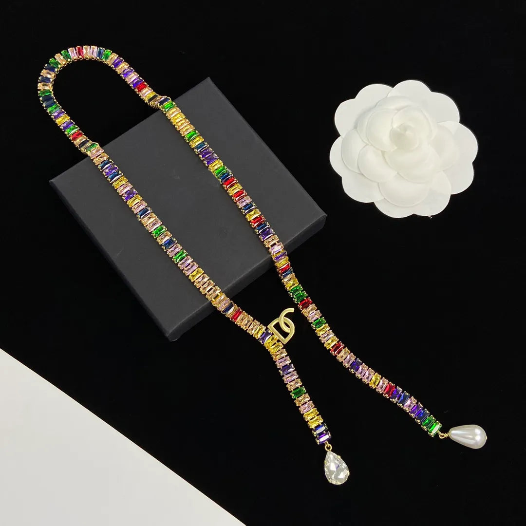 Bracelet Designer 2024 new colorful D Bracelet G bracelet containing diamond and pearl jewelry gifts