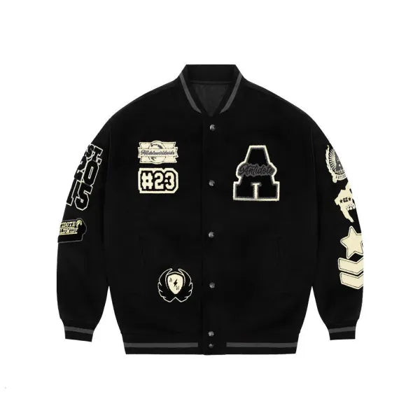 2024 New Men's Jacket Men's Spring and Autumn Baseball Uniform Y2K Retro Fashion Trend Women's Leather Jacket Heavy Embroidery White Short Jacket ins 230615