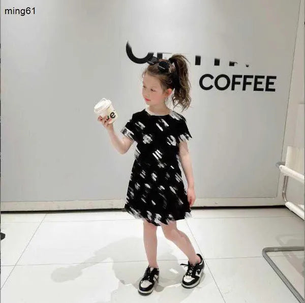 Brand Clothing Sets Baby Girls Designer Dress Suits Kids Clothing Sets Girls Skirt Childrens Clothes Sets Letter Clothing