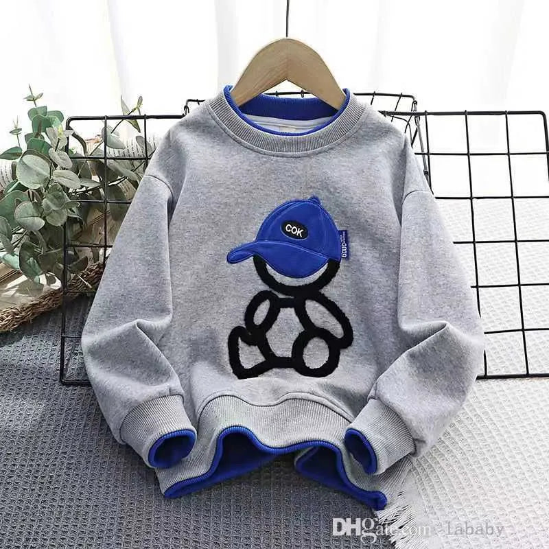 Baby Boys Girls Designer Clothing Kids Tracksuit Cartoon 3D Sweatshirt And Drawstring Sweatpant Sets Child Sweatsuit School Two Piece Set Jogging Suit Outfits