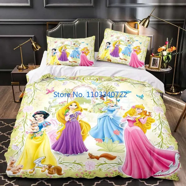 3D Printed Beauty Beast Bedding Sets, Down Duvet Covers, Boys and Girls Bedding, Bedroom Decorations