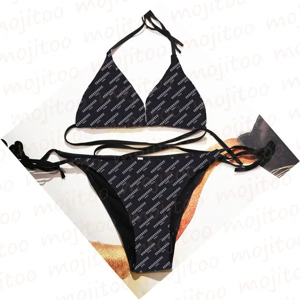 Bikini Womens Swimwear Set Sexy Strap Swimsuit Stars Bathing Suit Ladies Fashion Beach Clothes Women Designer Bikinis