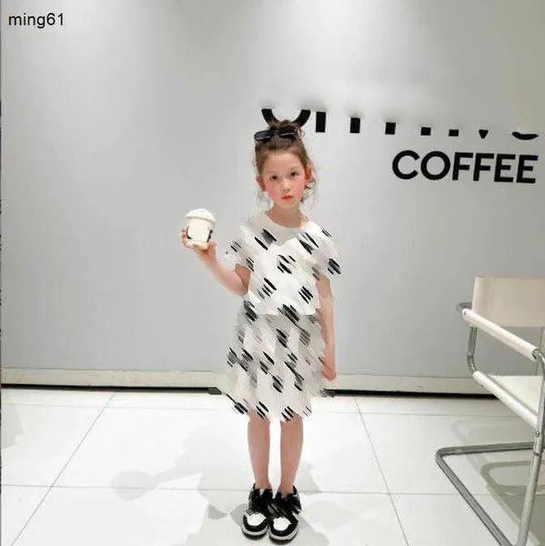 Brand Clothing Sets Baby Girls Designer Dress Suits Kids Clothing Sets Girls Skirt Childrens Clothes Sets Letter Clothing