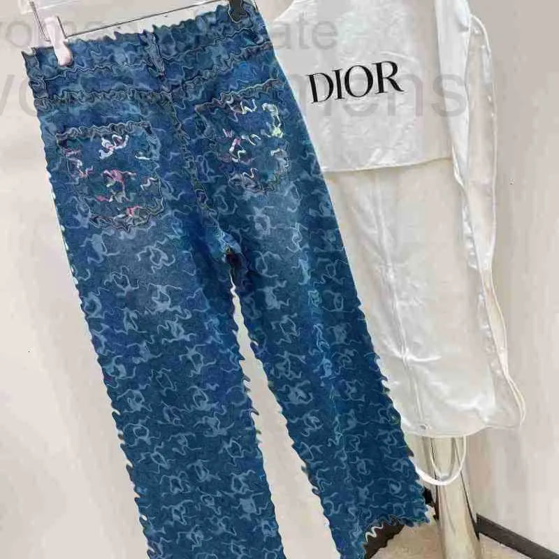 Women's Jeans designer 2023 New Fragrant Fashionable Retro Wide Legged Pants for Women in Autumn Unique Design 3EYY TGMC