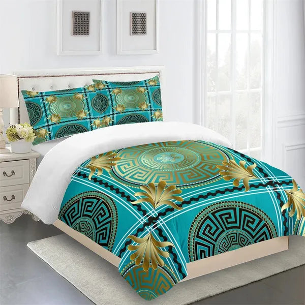 Bedding sets Luxury brand designer modern Baroque King double bed full set single bed down duvet cover and 2 pillowcases 231130