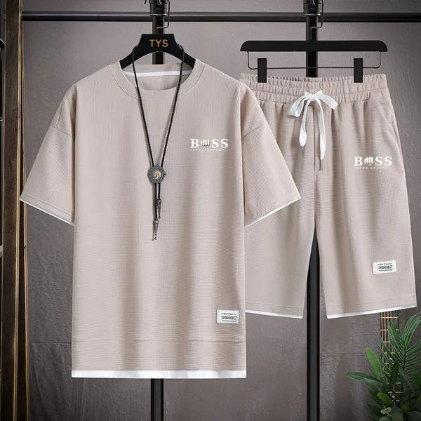 Mens Tracksuits Sets Jogger Sweatshirts mens shorts Suit Men Women Short Pants T-shirt Pullover Man Casual Pants