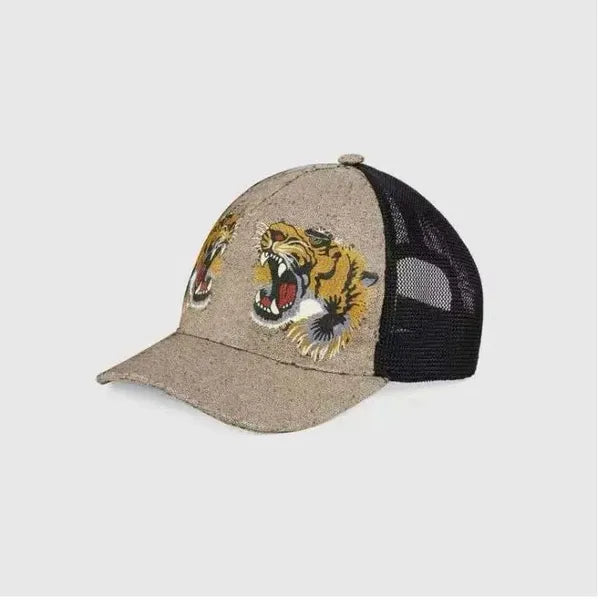 Baseball cap designer hat caps casquette luxe snake tiger bee cat canvas featuring men dust bag fashion women hats