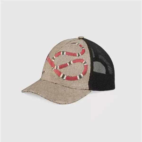 Baseball cap designer hat caps casquette luxe snake tiger bee cat canvas featuring men dust bag fashion women hats