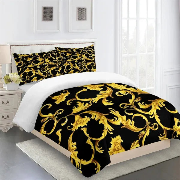 Bedding sets Luxury brand designer modern Baroque King double bed full set single bed down duvet cover and 2 pillowcases 231130