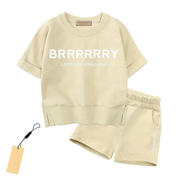 7 styles Luxury Logo Clothing Sets Kids Clothes Suits Girl Boy Clothing Summer Infantis Baby sets Designer chlidren sport suits