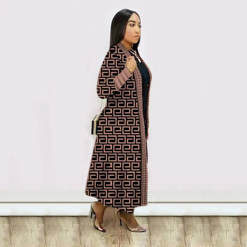 Basic & Casual Dresses designer Spring Autumn maxi dresses Womens Button Long Shirt Dress Party Blouses Sleeve Outwears Skirts Tops One-pieSkirts plus oversized