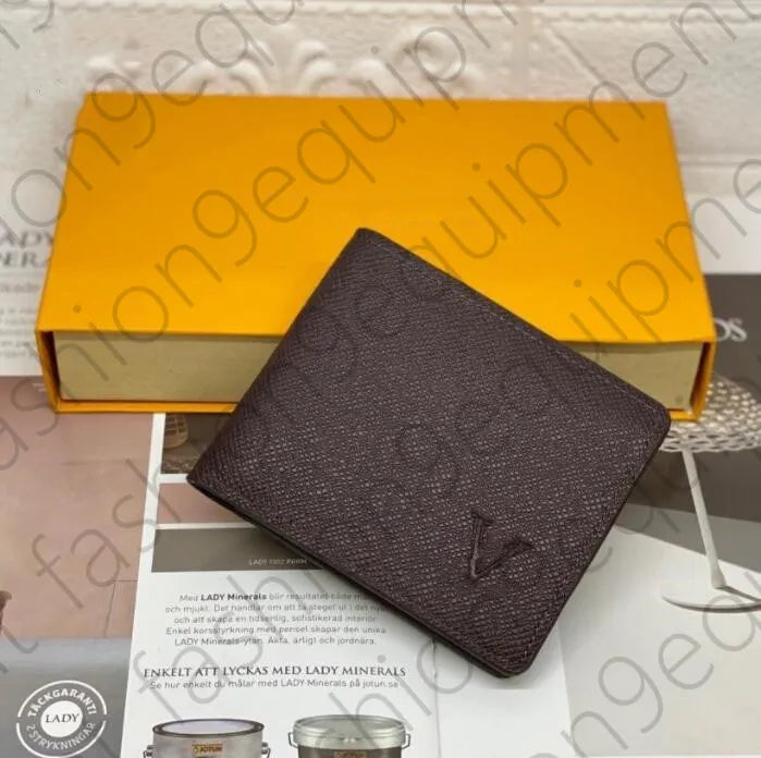 5AAA Top Luxury Leather Purse Wallets louiseity Fashion Designer Wallets viutonity Retro Handbag For Men Classic Card Holders Coin vuttons Famous Clutch Wallet