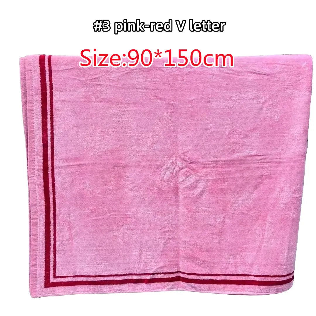 Beach Towels Super Soft Designer Towel 90*150CM Set Letter Pattern Jacquard Bath Towelss Quick Dry For Gym Sports Beach Gift X0867