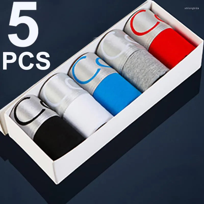 Underpants 1Pcs/Lot Sexy Designers Men Underwear Cotton Gay Boxer Shorts Boxers Mens Cueca Para Hombre