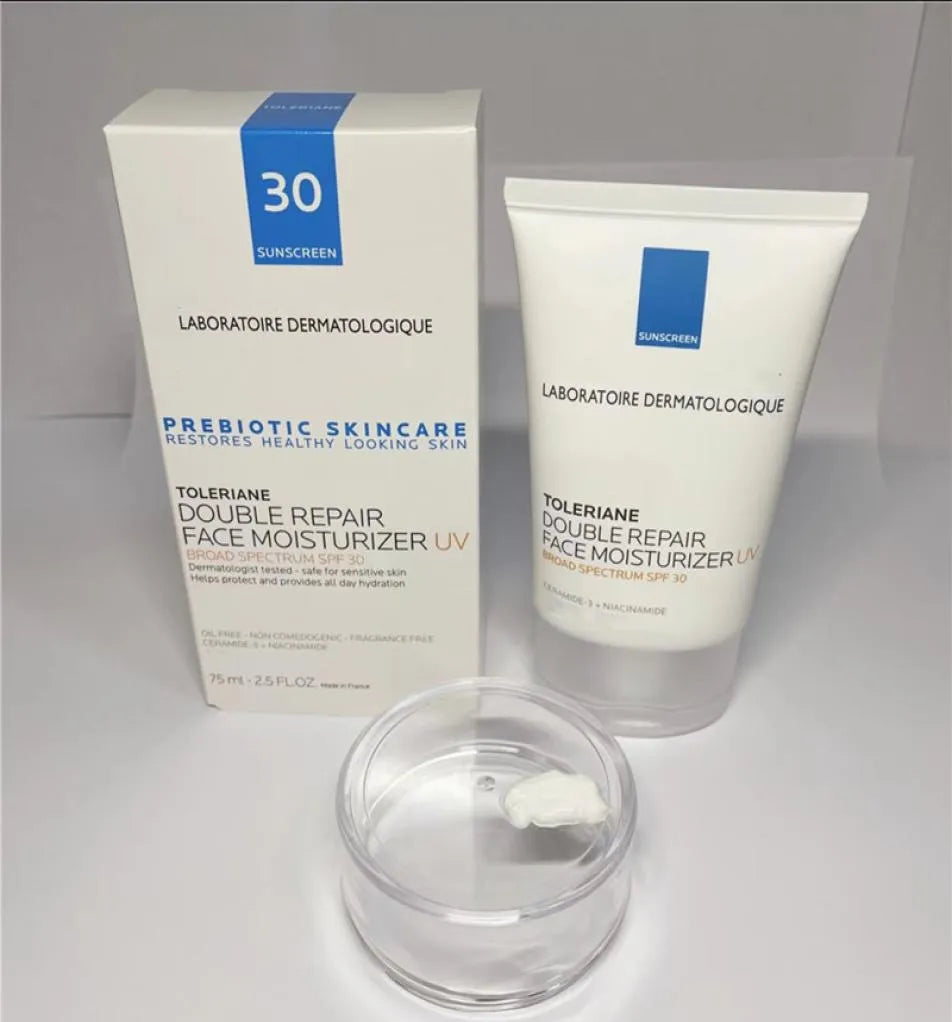 Brand Cream Prebiotic Skincare Toleriane Double Repair Face Moisturizer cream and Sunscreen UV 75ml3947854