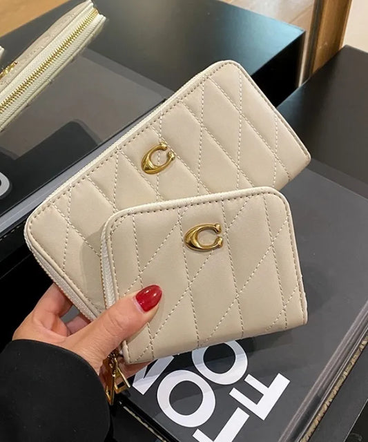 Women's Zippered Wallet With Card Slot Inside Luxury Brand Versatile Fashion Handbag For Women