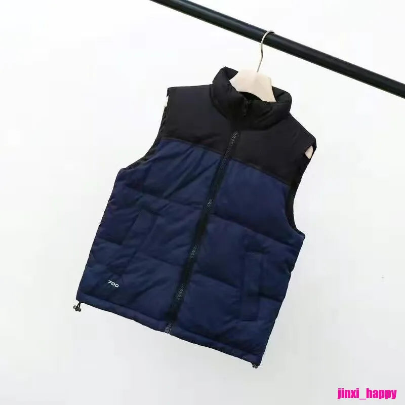 Boys Down Coat Vest Kids Luxury North Winter The Face Vests Bodywarmer waistcoats Face Jacket puffer Outdoor Warm sleeveless Feather Parka Outwear BLACK