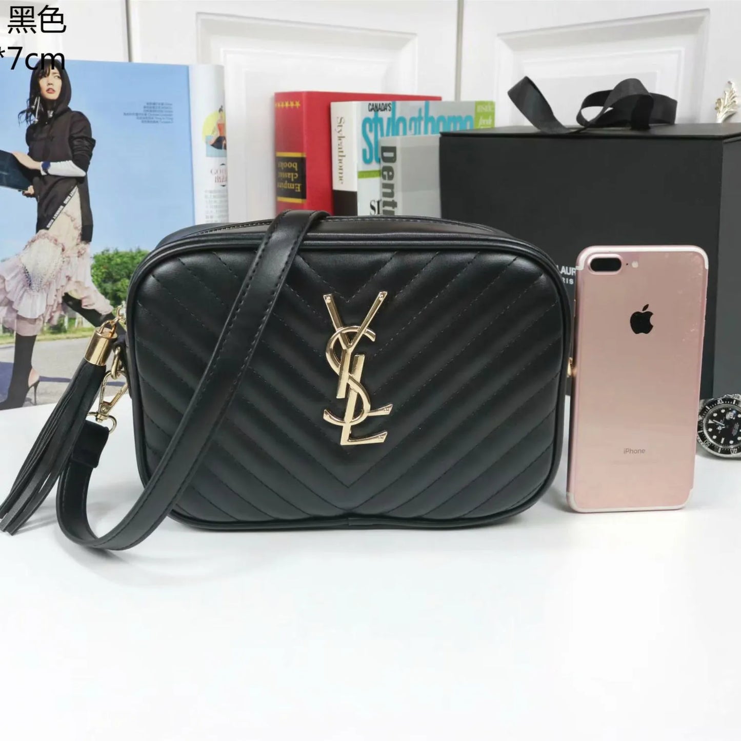 Women Bag Handbag YSLtiys Flap Gold Silver Chain channel Shoulder Bags Luxury Designers Tote Lady Clutch Messnger louise Purse vutton Crossbody viuton Bag 01