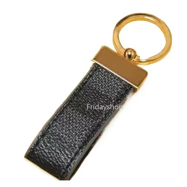 Fashion Designer keychain men and women bags hanging buckle Keychains car handmade leather pendant key chain Accessories