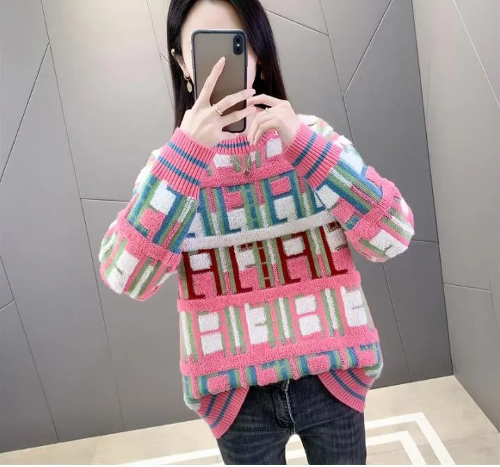 Designer Women Sweaters for Long Sleeve Cardigan Luxury clothes V-neck Letter Knitted Sweater puff Dress Jacket