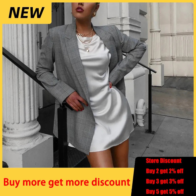 WOTWOY Oversized Satin T shirt Dress Women Summer Short Sleeve Silk Mini Dresses Female Black White Sexy Tops Robe Femme 220613