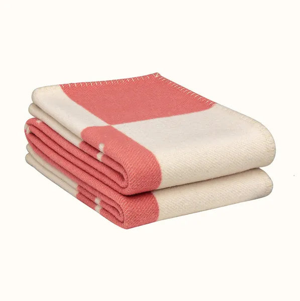 2021 Letter Cashmere Designer Blanket Soft Woolen Scarf Shawl Portable Warmth Thickening Plaid Sofa Bed Fleece Knitted Blanket 135-170CM