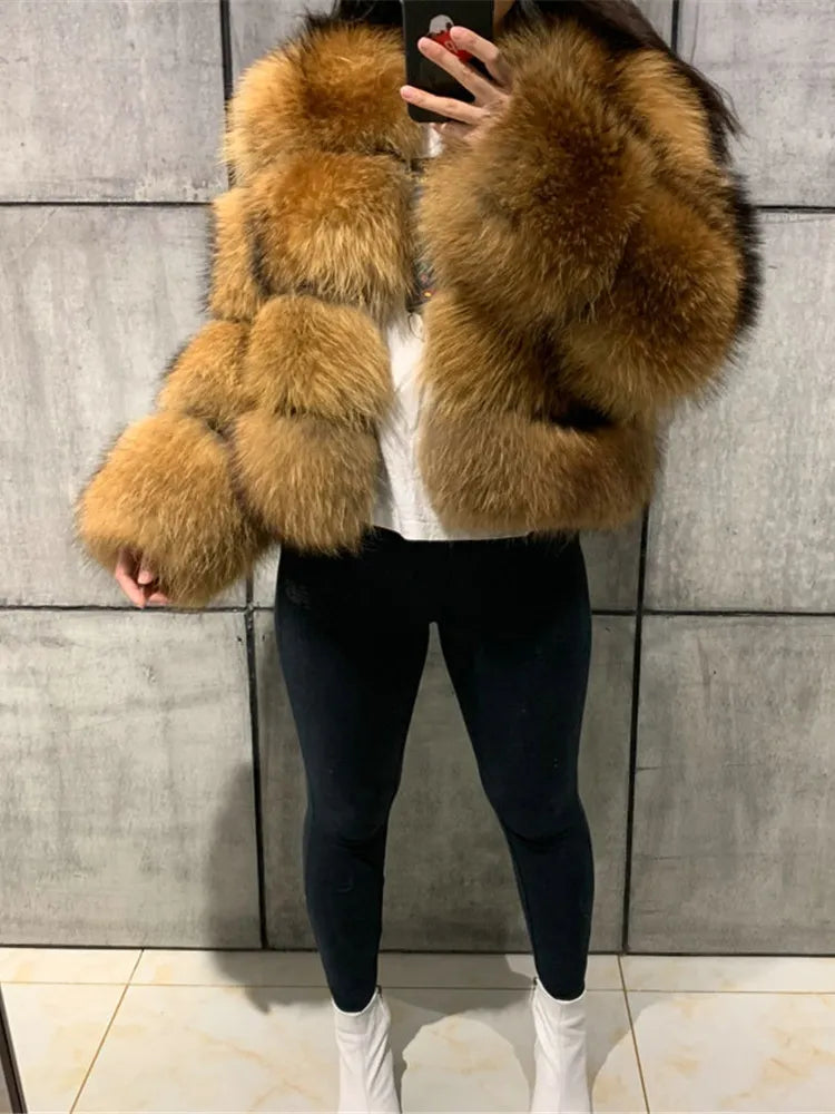 Women's Jacket Winter Faux Fur Coat for Women Coats Fluffy Jackets Woman Clothes Female Clothing Hooded Top Ladies Outerwear