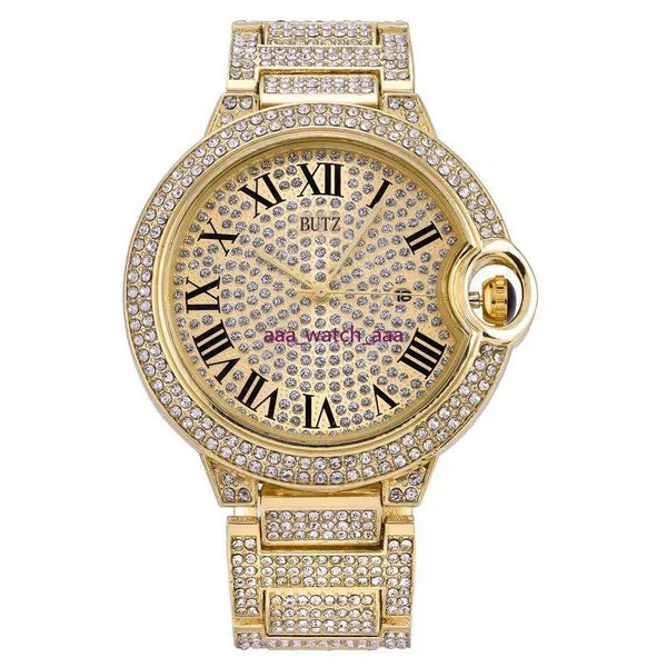 2022 High Quality Mens Women Watch Full Diamond Iced Out Strap Designer Watches Quartz Movement Couple Lovers Clock Wristwatch