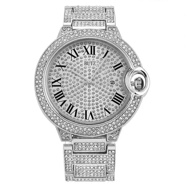 2022 High Quality Mens Women Watch Full Diamond Iced Out Strap Designer Watches Quartz Movement Couple Lovers Clock Wristwatch