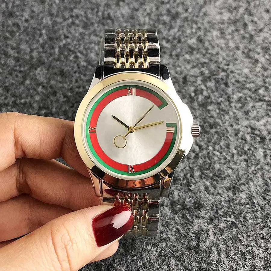 Brand Watch Women Girl Style Metal Steel Band Quartz Wrist Watches