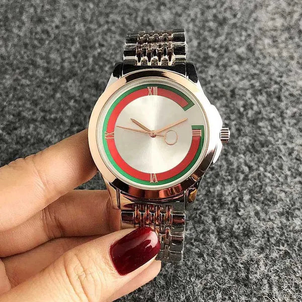 Brand Watch Women Girl Style Metal Steel Band Quartz Wrist Watches