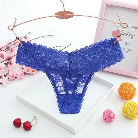 Fashion Sexy Lace g string Panties Briefs transparent Bowknot lingeries women underwears ladies thongs T Back Woman Clothes