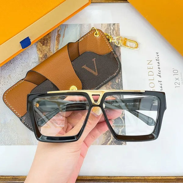 luxury Designer Sunglasses Womens Fashion Large Frame Square mens sunglass Oversized Glasses millionaire sunglasses Z1565W Z1547E Z1502W Vintage woman eyeglass