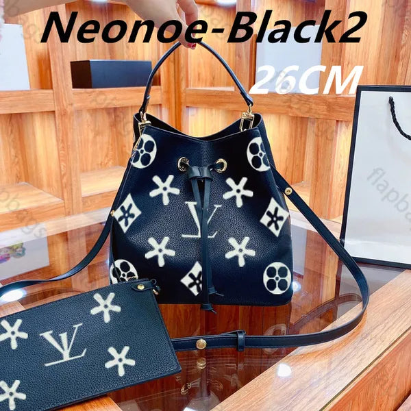 high quality NEONOE MM bucket bags Luxury wallet purses crossbody designer bag woman handbag shoulder bags designers women luxurys handbags M44020 Dhgate Bags