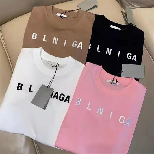 Brand Men's T-shirt French Italian designer for Men's Women's T-shirt Fashion T-shirt with letters casual summer short sleeve men's T-shirt Women's clothing Asian plus size