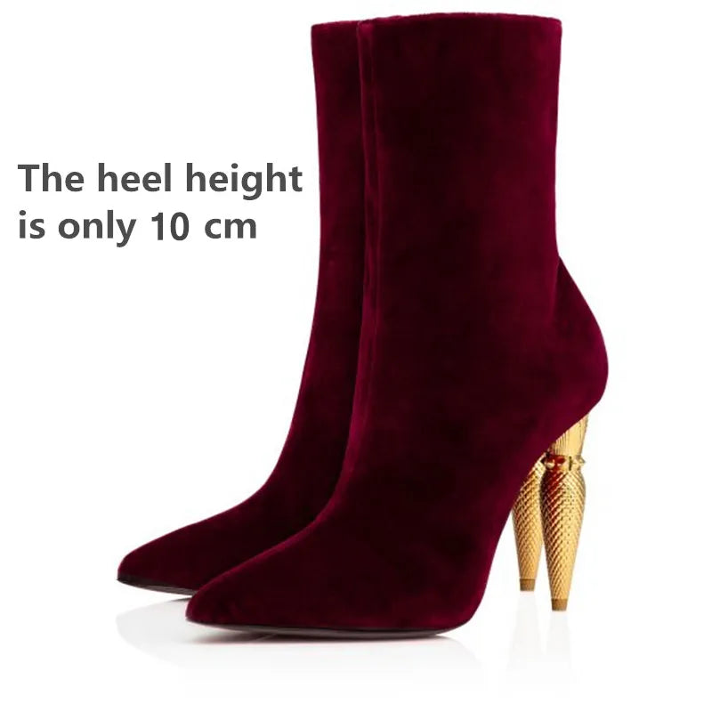 2023 OG Original Red Bottoms Women Boots Over The Knee Boot Designer High Heels Lady Sexy Pointed-Toe Pumps Style Boot Ankle Short Booties Woman Luxury Shoes With Box