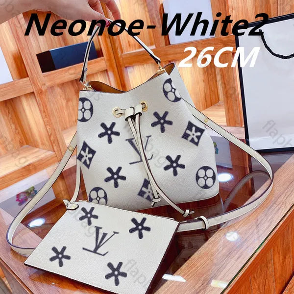 high quality NEONOE MM bucket bags Luxury wallet purses crossbody designer bag woman handbag shoulder bags designers women luxurys handbags M44020 Dhgate Bags