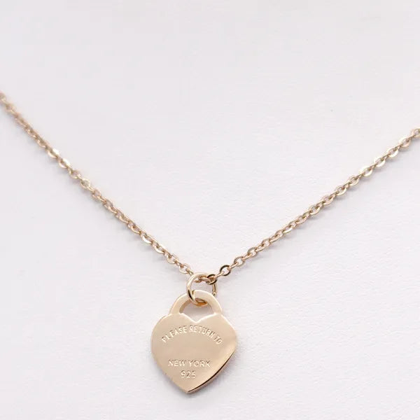 designer necklace for women jewlery gold necklaces fashion luxury jewelry heart pendant necklaces gifts