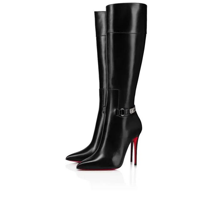 2023 OG Original Red Bottoms Women Boots Over The Knee Boot Designer High Heels Lady Sexy Pointed-Toe Pumps Style Boot Ankle Short Booties Woman Luxury Shoes With Box