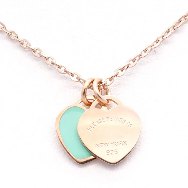 designer necklace for women jewlery gold necklaces fashion luxury jewelry heart pendant necklaces gifts