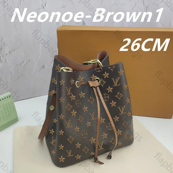 high quality NEONOE MM bucket bags Luxury wallet purses crossbody designer bag woman handbag shoulder bags designers women luxurys handbags M44020 Dhgate Bags