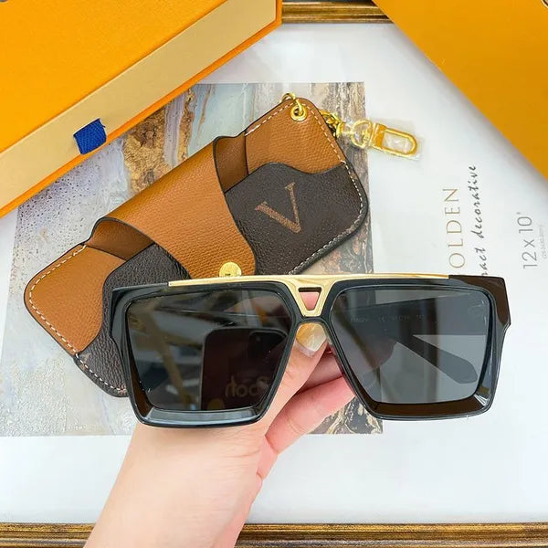 luxury Designer Sunglasses Womens Fashion Large Frame Square mens sunglass Oversized Glasses millionaire sunglasses Z1565W Z1547E Z1502W Vintage woman eyeglass