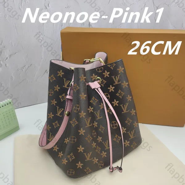 high quality NEONOE MM bucket bags Luxury wallet purses crossbody designer bag woman handbag shoulder bags designers women luxurys handbags M44020 Dhgate Bags