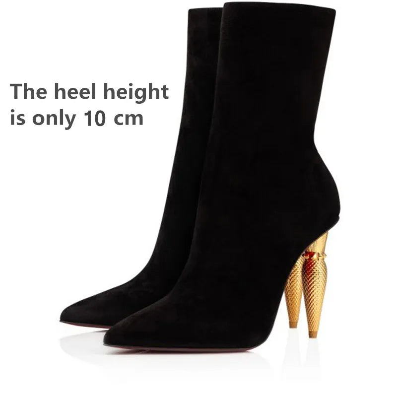 2023 OG Original Red Bottoms Women Boots Over The Knee Boot Designer High Heels Lady Sexy Pointed-Toe Pumps Style Boot Ankle Short Booties Woman Luxury Shoes With Box